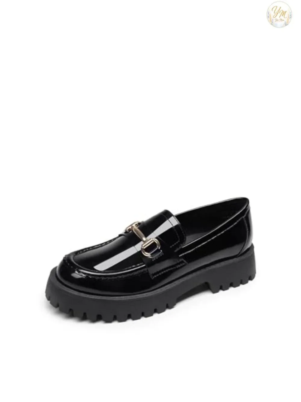 Platform Chunky Loafers Slip On Faux Leather Arch Support Dressy Business Shoes